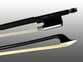 Glasser Fiberglass Cello Bow 1/2 Cello Horsehair 1/2 lined frog with Leatherette grip- P.O.P.